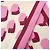 Foulard in seta rosa Louis Vuitton - vista 5