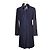 Marni Abito in misto seta blu navy Rosso - vista 2