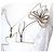 Moschino Abito bianco con dettagli zip Chip Chic - vista 4