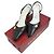 Salvatore Ferragamo Schwarze Gancini Slingback-Schuhe - Ansicht 5