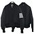 Thom Browne Chaqueta Bombardera Oversized de Plumas de Ganso con Rayas Carbón