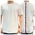 Thom Browne Cotton Pique Center Back Three Stripe Relaxed Fit T-Shirt - view 11