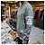 Thom Browne Diagonal Stripe Loopback Classic Sweatshirt Light Gray - view 10