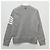 Thom Browne Diagonal Stripe Loopback Classic Sweatshirt Light Gray - view 14
