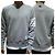 Thom Browne Diagonal Stripe Loopback Classic Sweatshirt Light Gray - view 7