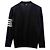Thom Browne Cardigan aus Merinowolle mit diagonalen Streifen Schwarz - Ansicht 2