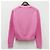 V-Ausschnitt Cardigan aus Bio-Baumwolle mit Acne-Logo - Cameo Pink - Ansicht 2