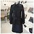 Abrigo Trench Largo Harbourne Burberry Negro - vista 2