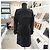 Abrigo Trench Largo Harbourne Burberry Negro - vista 7