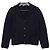 Salvatore Ferragamo Navy Wollstrick-Cardigan Größe Blau
