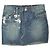 Dolce & Gabbana Falda de mezclilla con apliques de cuentas Azul
