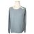 Zadig & Voltaire Mintblaues Cashmere-Strickoberteil