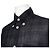 Camicia da uomo a quadri neri Armani Collegioni Nero - vista 4