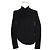 Schwarze Samt-Zip-Jacke von Helmut Lang
