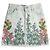 Gucci Falda mini de mezclilla bordada con flores Azul
