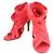 Tory Burch Sandali con tacco e cinturino in pelle rosa acceso