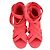 Tory Burch Sandali con tacco e cinturino in pelle rosa acceso - vista 2