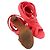 Tory Burch Sandali con tacco e cinturino in pelle rosa acceso - vista 4