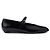 Prada Ballerina Mary Jane in pelle spazzolata Nero - vista 4