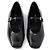 Prada Ballerina Mary Jane in pelle spazzolata Nero - vista 7