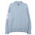 Thom Browne Damen Cardigan aus Wolle Raglan Blau - Ansicht 4