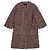 Gucci Houndstooth Check Coat Size Pink
