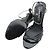 Chanel Schwarze Lackleder-Riemchensandale - Ansicht 3