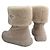 Louis Vuitton Botas de lana camel LV Castaño - vista 4