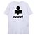 Isabel Marant Logo T-Shirt für Damen Weiß - Ansicht 3