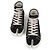 Maison Martin Margiela Sneakers alte Tabi per donne Nero - vista 4
