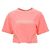 Fendi Logo-Print Crop T-Shirt Pink - Ansicht 6