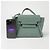Céline Borsa a Spalla Nano Tote Verde - vista 10
