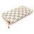 Louis Vuitton Zippy Geldbörse aus Damier Azur Canvas Weiß - Ansicht 3