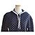 Louis Vuitton Exklusiver Monogramm Blumen Jacquard Hoodie Blau - Ansicht 4