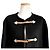 Louis Vuitton Abrigo de doble cara con cinturón Negro - vista 3