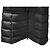 Moncler Abrigo largo acolchado Negro - vista 4