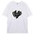 Saint Laurent Camiseta Heart - vista 3
