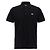 Fendi Metallic Piqué Poloshirt Schwarz