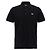 Fendi Metallic Piqué Poloshirt Schwarz - Ansicht 4