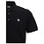 Fendi Metallic Piqué Poloshirt Schwarz - Ansicht 6