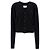 Maison Martin Margiela Wollstrickjacke mit V-Ausschnitt Schwarz - Ansicht 4