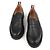 Thom Browne Mocassino a punta rotonda in grosgrain con loop Nero - vista 4