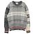 Thom Browne Check Pattern Wool Mohair Men's Knit