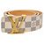 Cintura Centurion Damier Azur Louis Vuitton Bianco