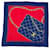 Bufanda de seda Chanel Blue Classic Flap Azul Paño