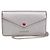 Bolsa de couro feminina Miu Miu MADRAS LOVE 5DH044 Prata Vermelho