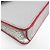 Bolsa de couro feminina Miu Miu MADRAS LOVE 5DH044 Prata Vermelho - vista 5