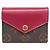 Louis Vuitton Monogram Zoe Geldbörse M62932 Braun Fuschia