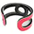Hermès Hermes Variation Lacquer and Wood Bangle Brown Pink  - view 3