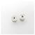 Pendientes de cuero y metal Medor Gaine GM de Hermès Castaño  - vista 12